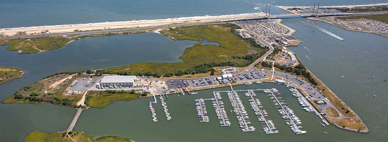 Aerial of Indian River Marina